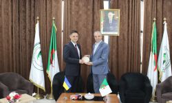 استقبال سفير أوكرانيا بجامعة الجزائر 2 لبحث سبل تعزيز التعاون العلمي والأكاديمي